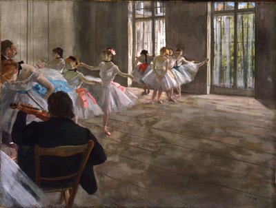 Rehearsal in the Foyer, c.1875 by Edgar Degas